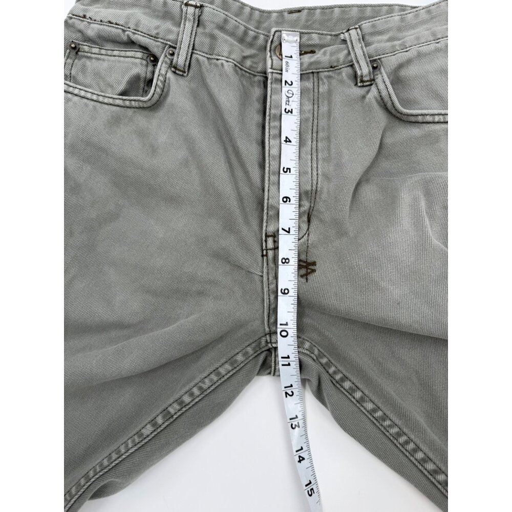 Ksubi Chitch Deep Forest Green Slim Fit Mens Jeans Cotton Blend Decorative Back - Picture 14 of 16
